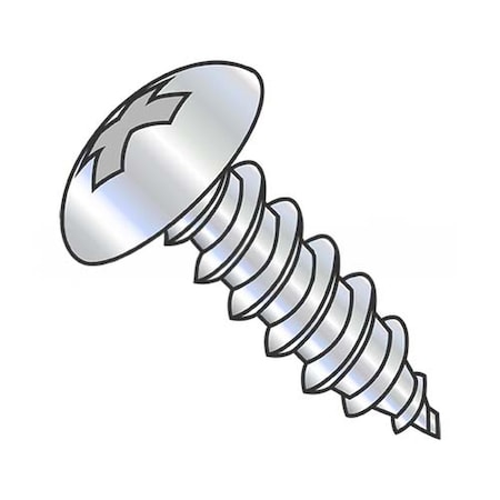 Usa Industrials Self-Drilling Screw, #10-16 x 5/8", Zinc Plated Steel Truss Head Phillips Drive BULK-SCRW-15192